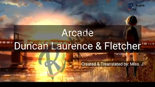 Arcade lyric - Duncan Laurence & Fletcher | ترجمه فارسی آهنگ