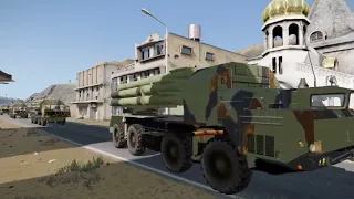 Ukrainian S-300 Missile Hits Russian Presidential Building In Moscow City - ARMA 3