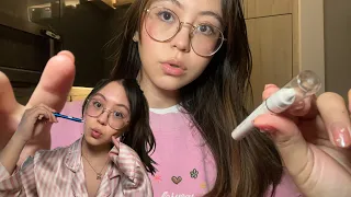 ASMR Fixing and Measuring Your Face (Personal Attention) (Fast Chaotic)