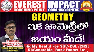 GEOMETRY for SSC CGL/CHSL/MTS/CPO/CAPF GD Constable Competitive Exams by Raj Kumar Sir