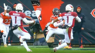 Kyler Murray runs it in for a TD after a pick by Budda Baker Arizona Cardinals vs Chicago Bears