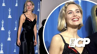 Sharon Stone Dresses Herself for First Oscars in 1992