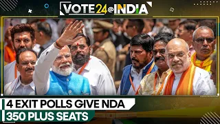 Exit Poll 2024: 4 Exit Polls predict over 350 seats for BJP-led NDA | India News | WION