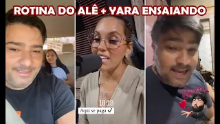 Alessandro Costa mostrando um pouco da rotina + Yara Tchê ensaiando | Central da Desejo