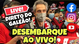 DESEMBARQUE AO VIVO DE PAULO SOUSA | NOVO TREINADOR DO FLAMENGO ESTÁ NO RIO DE JANEIRO