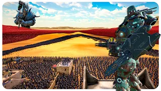 5 Million Undead Knights Assault on a Human Village - Ultimate Epic Battle Simulator UEBS 2 (4K)