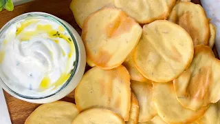 Chickpea Chips: No Frying! Perfect for 1 Healthy Snack or 1 Netflix Evening