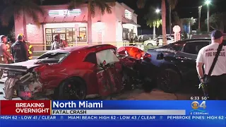 Violent Car Crash In North Miami, One Dead