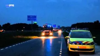 Twee gewonden bij ongeluk op parallelweg A28 bij Zwolle