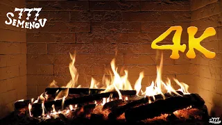 🔥 The Best Crackling Fireplace 4K | Burning Logs | Fire Sounds | 4K Fireplace | Fireplace | 火