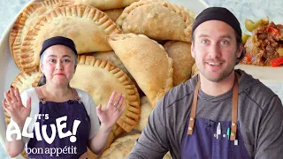 Brad and Gaby Make Beef Empanadas | It's Alive | Bon Appétit