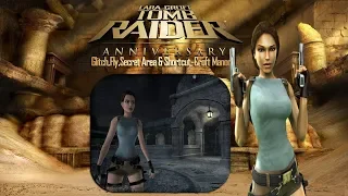 Tomb Raider Anniversary: Glitch, Fly, Secret Area & Shortcut-Croft Manor