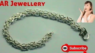 Silver Celtic Jewellery Bracelet Making. Jewelry Making Bracelet Tutorial. AR Jewellery।