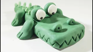 Simple Plasticine Crocodile Guide