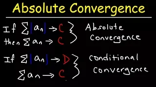 Absolute Convergence, Conditional Convergence, and Divergence