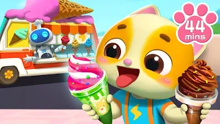 Rainbow Ice Cream Robot | Colors Song | Kids Songs | Cartoon for Kids | Mimi and Daddy