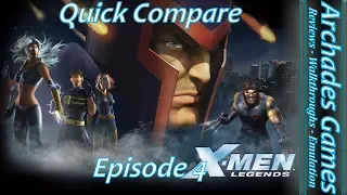 X-Men Legends PlayStation 2 vs GameCube