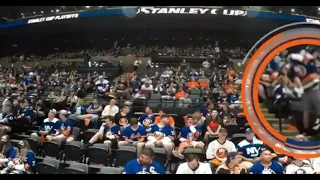 Islanders fan throwing his jersey down and storming off