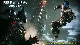 Batman: Arkham Knight (PS5) 4K Frame Rate Analysis and Game Play - PS5 performance Testing