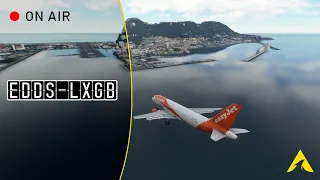 Stuttgart - Gibraltar | EasyJet | Airbus A320 | VATSIM | MSFS | Livestream