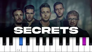 OneRepublic - Secrets  (piano tutorial)