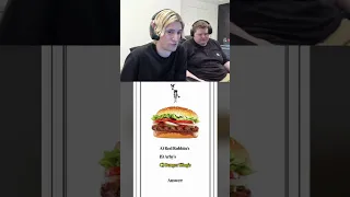 xQc and Jesse guess the Burgers... 💀