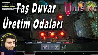 Taş Duvar Ve Üretim Odaları Bölüm 3 | V Rising Türkçe