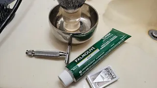 Saturday Night Shave: Palmolive shaving soap in the tube