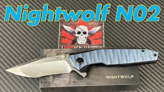 Nightwolf N02 liner lock flipper !