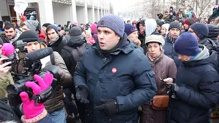 Депутат Константин Янкаускас на Забастовке избирателей в Москве