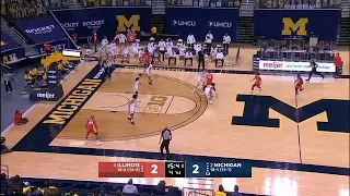 Illinois at Michigan | First Half Highlights | March 2, 2021 | Big Ten Basketball