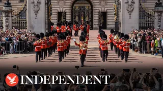 Watch again: Royals joins parade outside Buckingham Palace celebrating French Entente anniversary