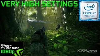 Ghost Recon: Wildlands - i7 7700 - MSI GTX 1660 Ti Gaming X 6GB - 16GB RAM - 1080p - Gameplay