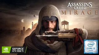 Assassin's Creed Mirage - GTX 1050 Ti - i3 6100 - All Settings Tested #ubisoftpartner #ad