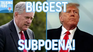 Mark Meadows HIT with Subpoena as Jack Smith Investigation HEATS UP