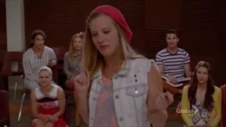 Glee   Brittany demands all the solos and breaks up with Sam through text 4x22