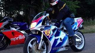 TestRide Suzuki RGV 250 VJ22 full throttle