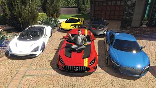 GTA 5 - Stealing Luxury Cars with Michael! 2021(Real Life Cars #1)