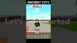 Fastest way to find ancient city in Minecraft #shorts