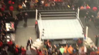 Brock Lesnar entrance on RAW at Brooklyn 8/24/15