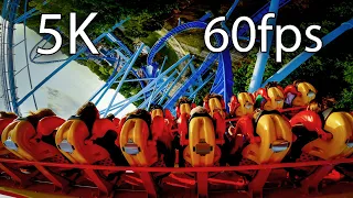 Griffon back seat on-ride 5K POV @60fps Busch Gardens Williamsburg