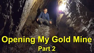 Opening My Gold Mine! Part 2: Making Gravel & Rehabbing The Floor