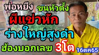 พ่อหยึงผีแข่วหักร่างใหญ่สูงดำฮ้องบอกเลข3โตงวด16ต.ค65