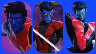 "Nightcrawler" Evolution in Games (Marvel Comics) (X-Men)