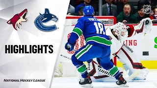 NHL Highlights | Coyotes @ Canucks 03/04/20