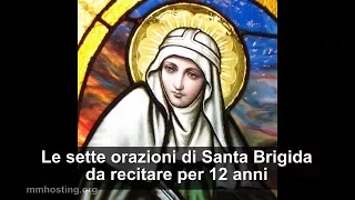 Santa Brigida - Le sette orazioni da recitare per 12 anni