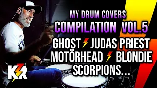 🔥 ROCK COMPILATION Vol.5 (Drum Covers by K⚡R) Millenium MPS-850 E-Drum Set 🚀