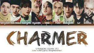 (KARAOKE) STRAY KIDS 「CHARMER」 [9 Members ver.] (Color Coded Lyrics Han|Rom|Eng)