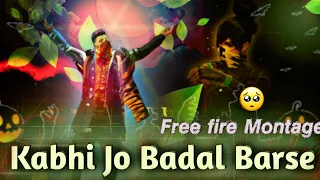 Kabhi Jo Badal Barse | whatsapp status | free fire status  | free fire sad song status | sad status