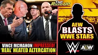 WWE TOP STARS GET IN A HEATED ALTERCATION! Vince McMahon Impressed & AEW BLASTS WWE - The Round Up